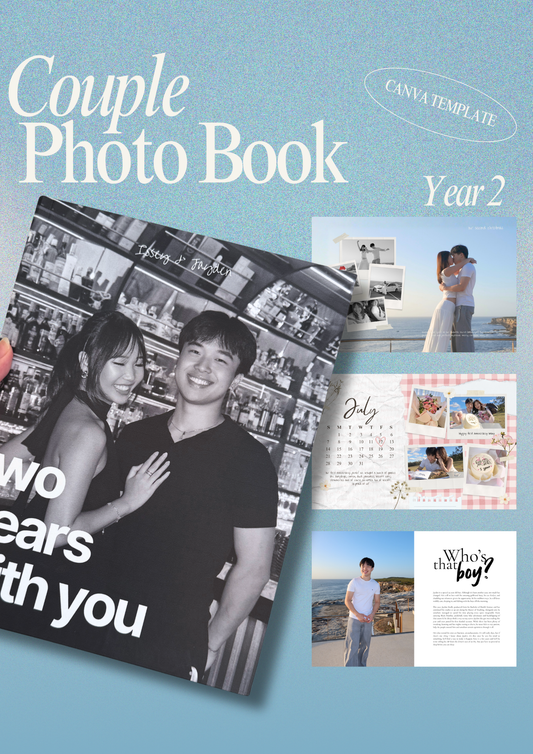 Couple Photo Book Template | Year Two