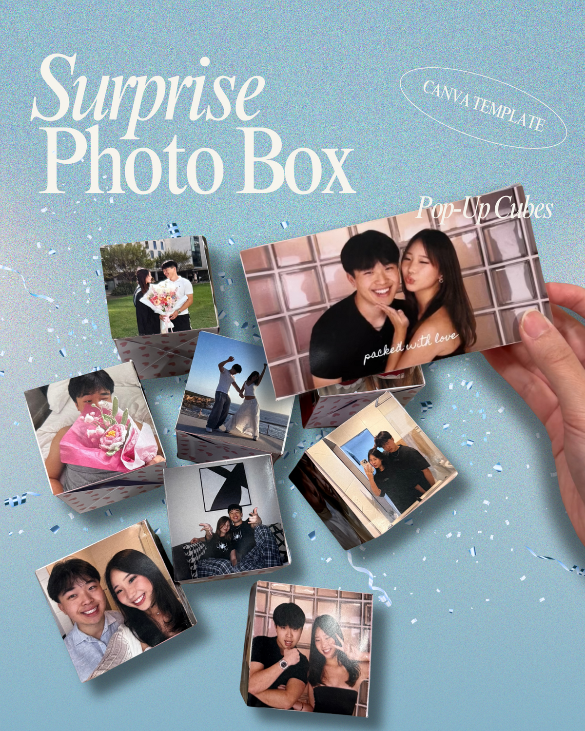 Surprise Photo Box Template