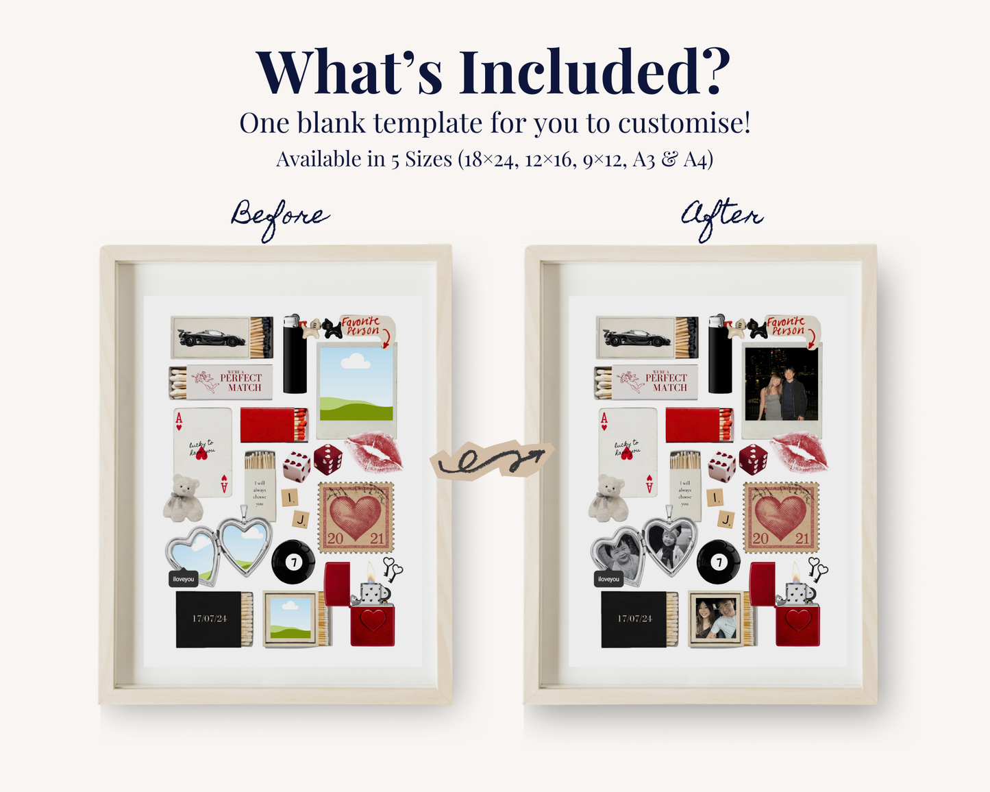 Matchbox Memory Poster Template